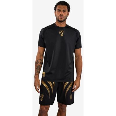 T-shirt manches courtes Venum x Mike Tyson Tiger Dry Tech noir doré - XXL - Publicité T-shirt manches courtes Venum x Mike Tyson Tiger Dry Tech noir doré - XXL - Publicité