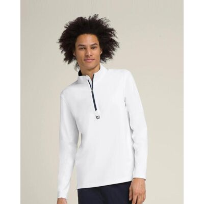 T-shirt manches longues Wilson Elevate Performance Half-Zip blanc - XL - Publicité T-shirt manches longues Wilson Elevate Performance Half-Zip blanc - XL - Publicité