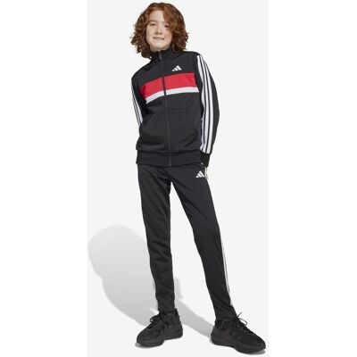 Survêtement adidas Seasonal Essentials Tiberio Tricot 3 bandes noir pur rouge junior - 164 - Publicité Survêtement adidas Seasonal Essentials Tiberio Tricot 3 bandes noir pur rouge junior - 164 - Publicité