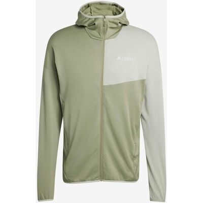 Sweat polaire à capuche adidas Terrex Xperior CLIMAWARM Light Fleece vert - M - Publicité Sweat polaire à capuche adidas Terrex Xperior CLIMAWARM Light Fleece vert - M - Publicité