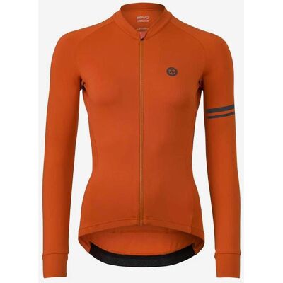 Maillot Agu Solid Jersey Performance manche longue orange femme - XL - Publicité Maillot Agu Solid Jersey Performance manche longue orange femme - XL - Publicité