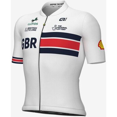 Maillot à manches courtes Britain Federation 2025 d'Alé - Jersey - Publicité Maillot à manches courtes Britain Federation 2025 d'Alé - Jersey - Publicité