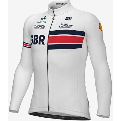 Veste Britain Federation 2025 Prime blanche Alé - Veste - Publicité Veste Britain Federation 2025 Prime blanche Alé - Veste - Publicité