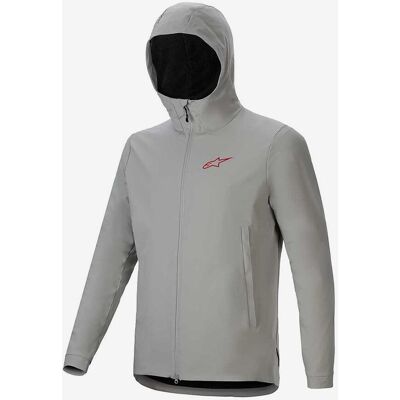 Veste à capuche gris clair Alpinestars A-Dura - Veste - Publicité Veste à capuche gris clair Alpinestars A-Dura - Veste - Publicité