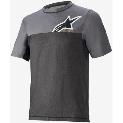 Maillot Alpinestars Alps 8 V2 manche courte gris noir - S - Publicité Maillot Alpinestars Alps 8 V2 manche courte gris noir - S - Publicité