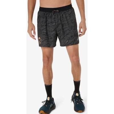 Short ASICS Fujitrail All Over Print 5In noir - XL - Publicité Short ASICS Fujitrail All Over Print 5In noir - XL - Publicité