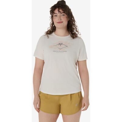 T-shirt ASICS Fujitrail Logo manches courtes blanc cassé femme - S - Publicité T-shirt ASICS Fujitrail Logo manches courtes blanc cassé femme - S - Publicité