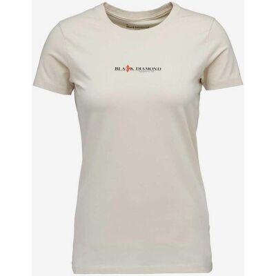 T-shirt Black Diamond Heritage Wordmark manche courte blanc femme - XS - Publicité T-shirt Black Diamond Heritage Wordmark manche courte blanc femme - XS - Publicité