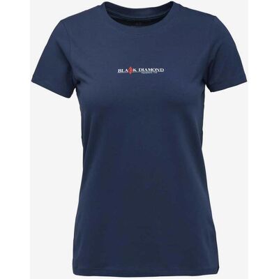 T-shirt Black Diamond Heritage Wordmark manche courte bleu marine femme - S - Publicité T-shirt Black Diamond Heritage Wordmark manche courte bleu marine femme - S - Publicité