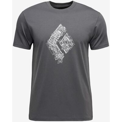 T-shirt Black Diamond Engineered Diamond manches courtes gris foncé - L - Publicité T-shirt Black Diamond Engineered Diamond manches courtes gris foncé - L - Publicité