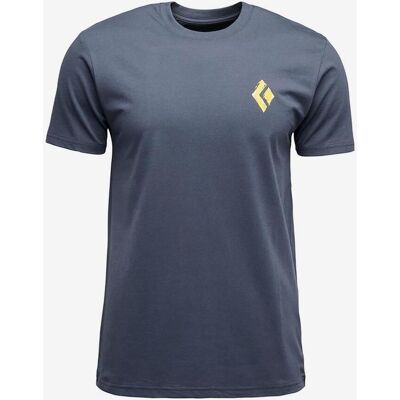 T-shirt Black Diamond Shredded manches courtes gris foncé jaune - XL - Publicité T-shirt Black Diamond Shredded manches courtes gris foncé jaune - XL - Publicité