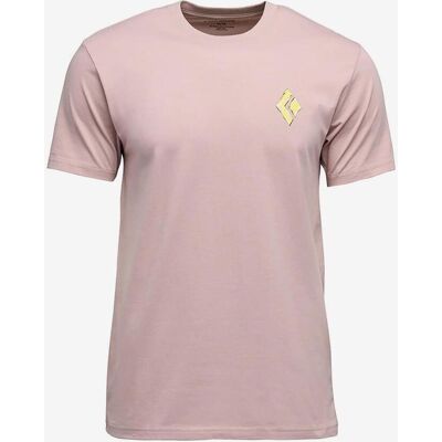T-shirt Black Diamond Shredded manches courtes rose clair - S - Publicité T-shirt Black Diamond Shredded manches courtes rose clair - S - Publicité
