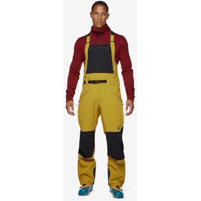 Salopette Black Diamond Recon Bibs jaune noir - XL - Publicité Salopette Black Diamond Recon Bibs jaune noir - XL - Publicité