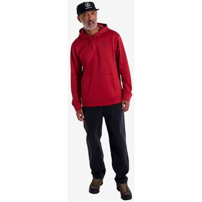 Sweat à capuche Burton Oak Pullover rouge - M - Publicité Sweat à capuche Burton Oak Pullover rouge - M - Publicité