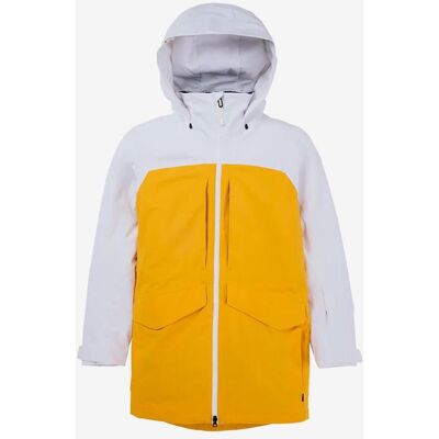 Veste à capuche Burton Prowess 2.0 2L Jaune/Blanc - Veste - Publicité Veste à capuche Burton Prowess 2.0 2L Jaune/Blanc - Veste - Publicité