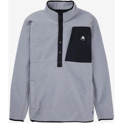 Polaire Burton Cinder Pullover gris - S - Publicité Polaire Burton Cinder Pullover gris - S - Publicité