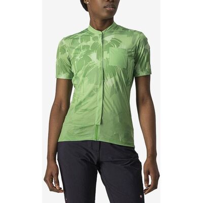 Maillot Castelli Unlimited Sentiero manche courte vert émeraude femme - M - Publicité Maillot Castelli Unlimited Sentiero manche courte vert émeraude femme - M - Publicité