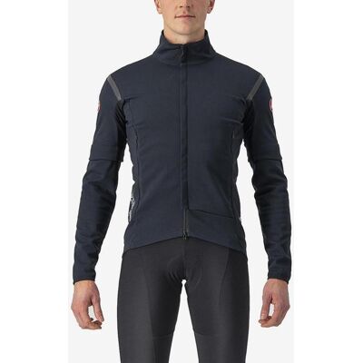 Veste Castelli Perfetto RoS 2 Rosso Corsa GORE-TEX INFINIUM™ manches amovibles noir clair - L - Publicité Veste Castelli Perfetto RoS 2 Rosso Corsa GORE-TEX INFINIUM™ manches amovibles noir clair - L - Publicité