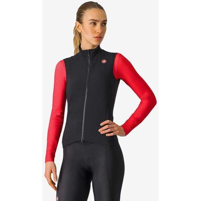 Gilet femme Castelli Espresso - SS25 - Noir - Coupe-vent, Respirant, Ajusté - Publicité Gilet femme Castelli Espresso - SS25 - Noir - Coupe-vent, Respirant, Ajusté - Publicité
