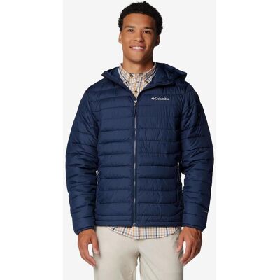 Veste à capuche Columbia Powder Lite II bleu marine - L - Publicité Veste à capuche Columbia Powder Lite II bleu marine - L - Publicité