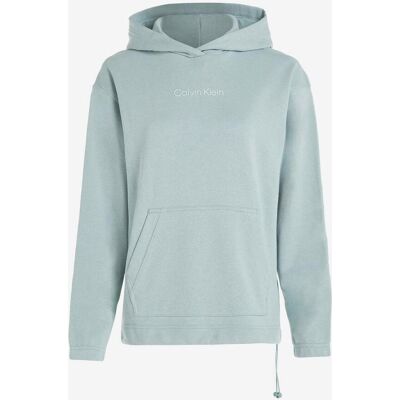 Sweat à capuche Calvin Klein - Fleece coton-polyester - Coupe décontractée - Publicité Sweat à capuche Calvin Klein - Fleece coton-polyester - Coupe décontractée - Publicité
