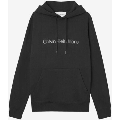 Sweatshirt à capuche Calvin Klein Jeans Minimal Logo noir femme - L - Publicité Sweatshirt à capuche Calvin Klein Jeans Minimal Logo noir femme - L - Publicité