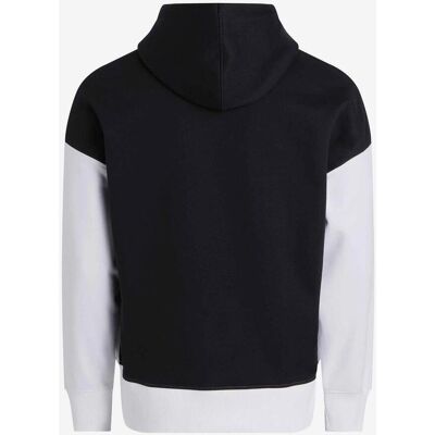 Sweatshirt à capuche Calvin Klein Jeans Institutional noir blanc vert - L - Publicité Sweatshirt à capuche Calvin Klein Jeans Institutional noir blanc vert - L - Publicité