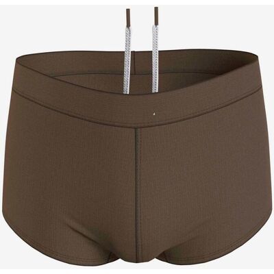 Maillot de bain Calvin Klein Trunk Back Logo marron blanc - S - Publicité Maillot de bain Calvin Klein Trunk Back Logo marron blanc - S - Publicité