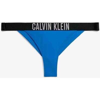 Bas de bikini Calvin Klein Brazilian Intense Power bleu électrique noir femme - L - Publicité Bas de bikini Calvin Klein Brazilian Intense Power bleu électrique noir femme - L - Publicité