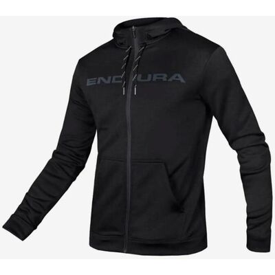 Sweat à capuche zippé Endura Hummvee - Noir - Hoodie - Publicité Sweat à capuche zippé Endura Hummvee - Noir - Hoodie - Publicité