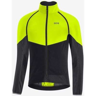 Gore Wear Veste GOREWEAR Phantom GORE-TEX INFINIUM™ à manches amovibles jaune fluo noir - M - Publicité Gore Wear Veste GOREWEAR Phantom GORE-TEX INFINIUM™ à manches amovibles jaune fluo noir - M - Publicité