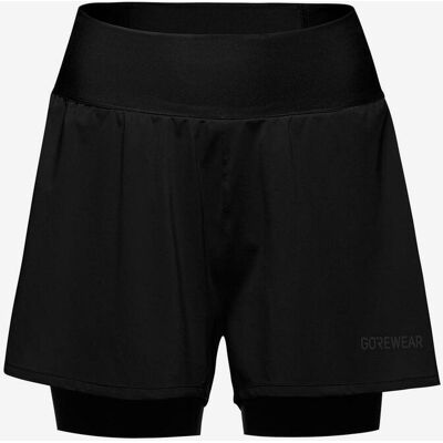 Gore Wear Concurve 2in1 Short noir femme - Shorts - Publicité Gore Wear Concurve 2in1 Short noir femme - Shorts - Publicité