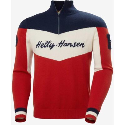 Sweatshirt Helly Hansen Après Knitted rouge - S - Publicité Sweatshirt Helly Hansen Après Knitted rouge - S - Publicité