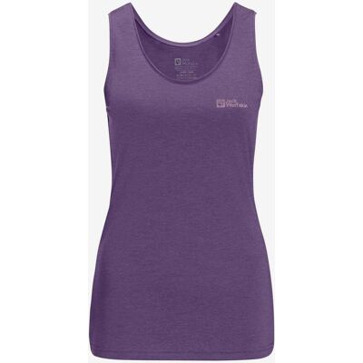 T-shirt sans manches violet femme Jack Wolfskin Crosstrail - Publicité T-shirt sans manches violet femme Jack Wolfskin Crosstrail - Publicité