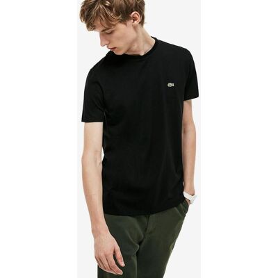 T-shirt Lacoste Pima manche courte noir charbon - L - Publicité T-shirt Lacoste Pima manche courte noir charbon - L - Publicité