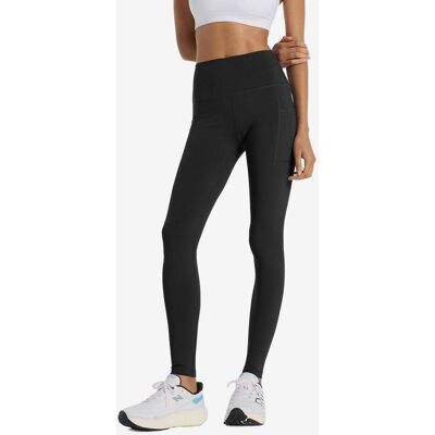 Legging long New Balance Sleek Pocket High Rise noir pur femme - M - Publicité Legging long New Balance Sleek Pocket High Rise noir pur femme - M - Publicité