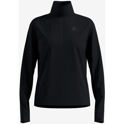 Sweat Odlo Essentals Thermal Half Zip noir pur femme - M - Publicité Sweat Odlo Essentals Thermal Half Zip noir pur femme - M - Publicité