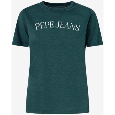 T-shirt Pepe Jeans Vio manche courte vert turquoise femme - XS - Publicité T-shirt Pepe Jeans Vio manche courte vert turquoise femme - XS - Publicité