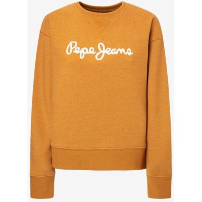 Sweatshirt Pepe Jeans Nanette orange blanc femme - XS - Publicité Sweatshirt Pepe Jeans Nanette orange blanc femme - XS - Publicité