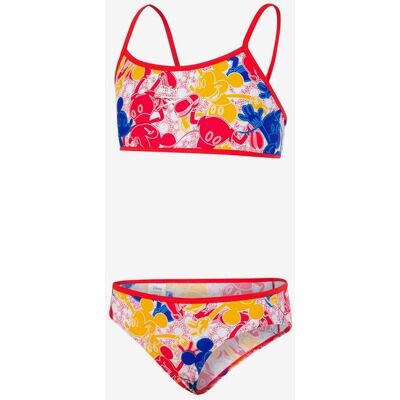 Bikini Speedo Mickey Mouse Allover Splashback rouge jaune bleu fille - 34 - Publicité Bikini Speedo Mickey Mouse Allover Splashback rouge jaune bleu fille - 34 - Publicité