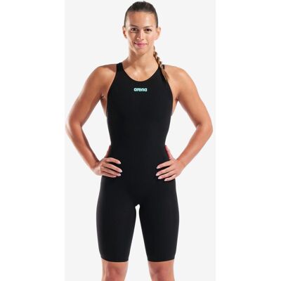 Maillot de bain Arena Powerskin Veloce Kneeskin dos fermé noir bleu femme - 32 - Publicité Maillot de bain Arena Powerskin Veloce Kneeskin dos fermé noir bleu femme - 32 - Publicité
