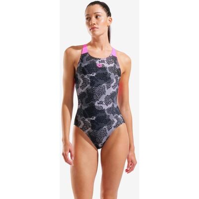 Maillot de bain Arena Feel Camo V Back gris rose femme - 36 - Publicité Maillot de bain Arena Feel Camo V Back gris rose femme - 36 - Publicité