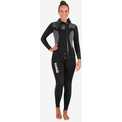 Combinaison de plongée humide avec cagoule Mares Dual She Dives 5 mm noir gris femme - 1 - Publicité Combinaison de plongée humide avec cagoule Mares Dual She Dives 5 mm noir gris femme - 1 - Publicité