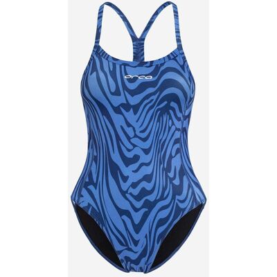 Maillot de bain Orca Core une pièce à fines bretelles bleu denim femme - XS - Publicité Maillot de bain Orca Core une pièce à fines bretelles bleu denim femme - XS - Publicité
