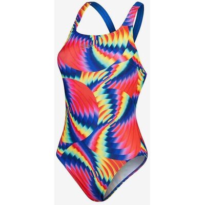 Maillot de bain Speedo AllOver Digital LeaderBack bleu rouge vert femme - 30 - Publicité Maillot de bain Speedo AllOver Digital LeaderBack bleu rouge vert femme - 30 - Publicité