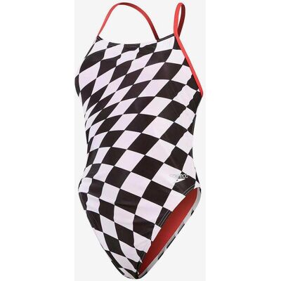 Maillot de bain Speedo Allover Print Tie-Back blanc noir rouge femme - 28 - Publicité Maillot de bain Speedo Allover Print Tie-Back blanc noir rouge femme - 28 - Publicité