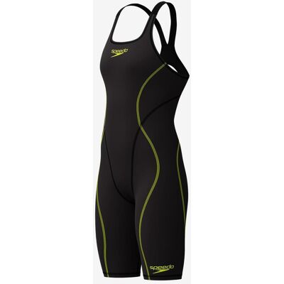 Maillot de bain Speedo Fastskin HyperSpark Solid Openback noir jaune femme - 26 - Publicité Maillot de bain Speedo Fastskin HyperSpark Solid Openback noir jaune femme - 26 - Publicité