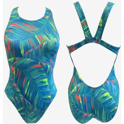 Maillot de bain Turbo Banano bretelle large vert femme - S - Publicité Maillot de bain Turbo Banano bretelle large vert femme - S - Publicité