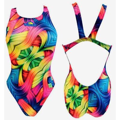 Maillot de bain Turbo Roll bretelles larges lila femme - S - Publicité Maillot de bain Turbo Roll bretelles larges lila femme - S - Publicité