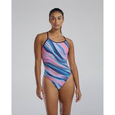 Maillot de bain TYR Durafast Elite Trinityfit Riptidal bleu rose femme - 26 - Publicité Maillot de bain TYR Durafast Elite Trinityfit Riptidal bleu rose femme - 26 - Publicité